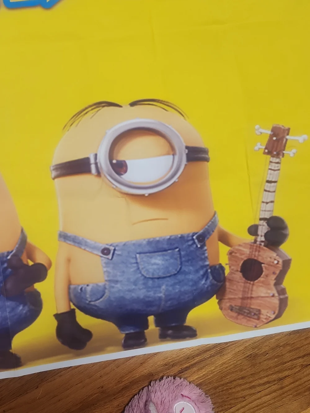 Despicable Me Minions Happy Birthday Banner - Yellow, EUC